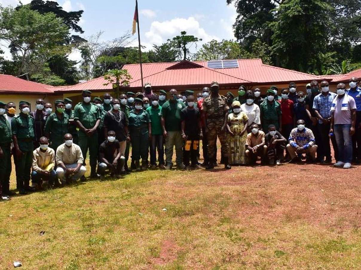 Teilnehmer des Ranger Trainings in Lobéké © WWF
