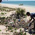 Plastikmüll am Strand von Madagaskar © Nick Riley / WWF Madagaskar 